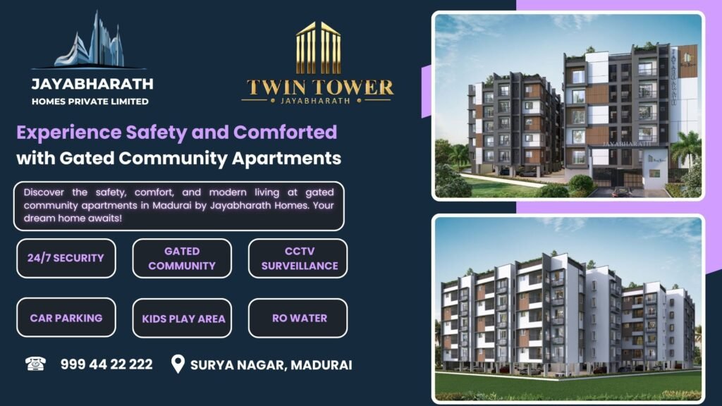 Gated Community Apartments in Madurai Twin Tower