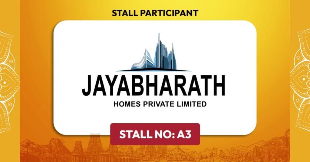 Jayabharath Homes is participating in CREDAI Fairpro 2026 | builders expo in Madurai 2026 | Madurai property expo 2026 | CREDAI Fairpro Madurai 2026  | Jayabharath Homes
